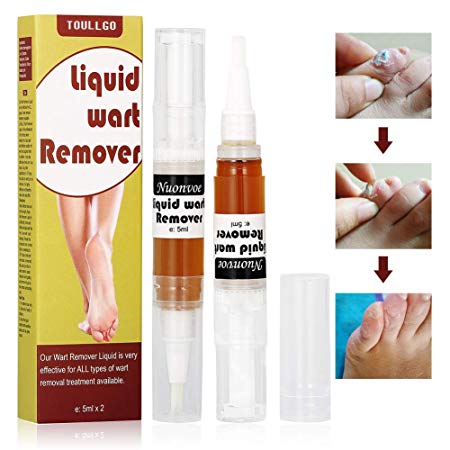 Wart Remover, Plantar Wart Remover, Wart Removal, Corn Remover, Wart Removal Pen with Natural Ingredients, Penetrates and Remove Plantar Warts, Corns, Callus, Stops Wart Regrowth, 5mlX2