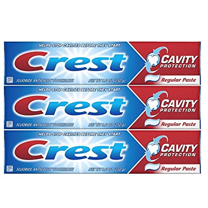 Crest Cavity Protection Regular Toothpaste 8.2 oz (232g) - Pack of 3