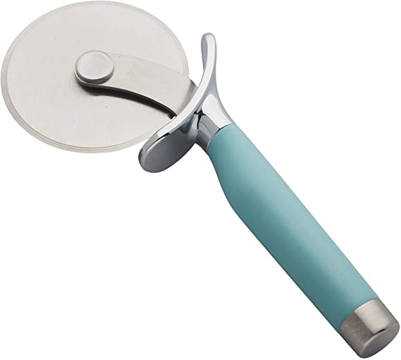 KitchenAid KO113OHAQA Gourmet Pizza Wheel, One Size, Matte Aqua Sky