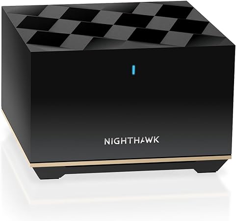 NETGEAR Nighthawk Tri-Band Whole Home Mesh WiFi 6E Add-on Satellite (MS90) – Works with Your Nighthawk MK93S System - Adds Up to 2,500 sq. ft. Coverage - AXE5700 (Up to 5.7Gbps)