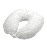 Travel Neck Pillow - 1 Amazon Rayon From Bamboo Cervical Traveling Neck  Shoulder Support - Memory Foam Gel Plush - Best Therapeutic Airplane Car Train or Resting Pillow Most Important Take Along Accessory - Snap Closure Removable Zippered Closure Making It Easy to Wash By Clara Clark