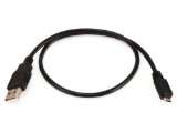 Monoprice 15-Feet 28AWG USB 20 A Male to 5-pin micro-B Male Cable Black