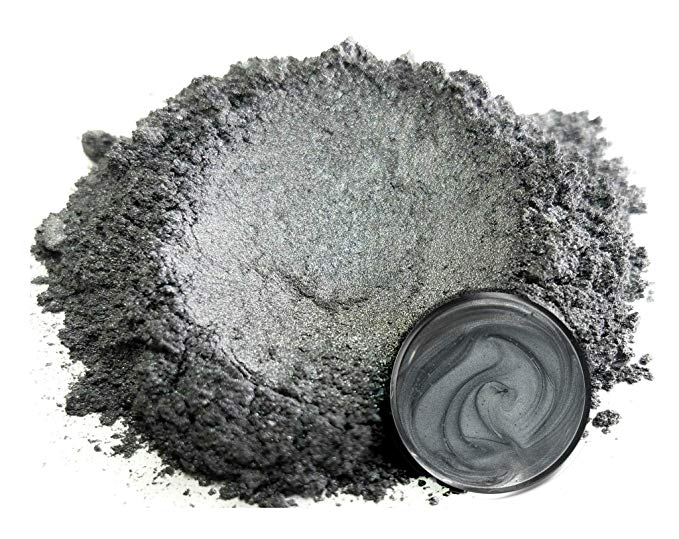 Mica Powder Pigment “Shadow Grey” (50g) Multipurpose DIY Arts and Crafts Additive | Natural Bath Bombs, Resin, Paint, Epoxy, Soap, Nail Polish, Lip Balm