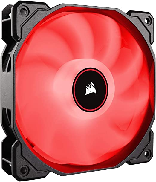 Corsair CO-9050080-WW Af120 LED Low Noise Cooling Fan Single Pack - Red Cooling