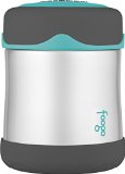 THERMOS FOOGO Vacuum Insulated Stainless Steel 10-Ounce Food Jar CharcoalTeal