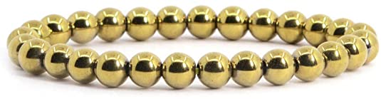 Justinstones Gem Semi Precious Gemstone 6mm Round Beads Stretch Bracelet 6.5" Unisex