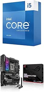 Intel Core i5-13600K Desktop Processor 14 cores (6 P-cores   8 E-cores) 24M Cache & ASUS ROG Maximus Z790 Hero (WiFi 6E) LGA 1700(Intel®13th&12th Gen) ATX Gaming Motherboard(PCIe 5.0,DDR5,20 1power