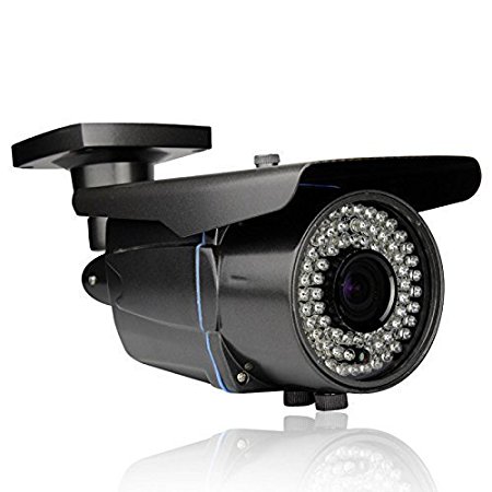 Amview 1.3MP Sony CMOS CCD 1000TVL Vari-focal Surveillance Outdoor Bullet Cctv Security Camera