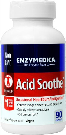 Enzymedica - Acid Soothe Occasional Heartburn and Indigestion 90 Capsules