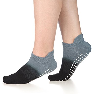 Women's Grip Socks for Yoga Pilates Barre Dance Ombre Dyed Non Slip Socks