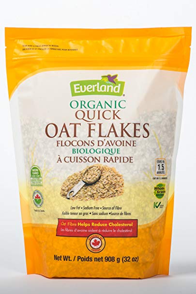 Everland Organic Oat Flakes, 908gm