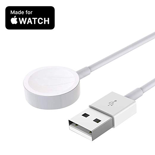 2019 Update Smart Watch Charger for Series 4/3/2/1 USB Wireless Magnetic Charging Cord Perfect for Apple Watch 38mm/40mm/42mm/44mm