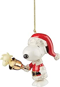 Lenox 894766 Snoopy Ringing Bell Ornament