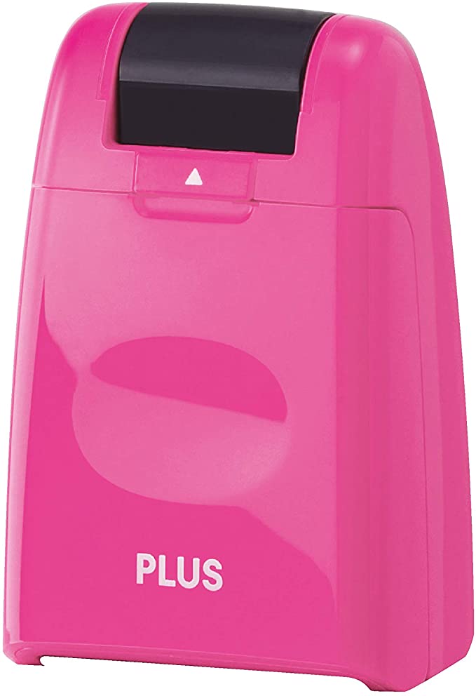 PLUS Kespon Guard Your Id Roller Stamp Pink