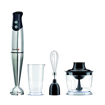 Breville VHB014 400 W Black and Stainless Steel Hand Blender Set