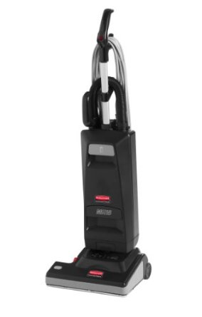 Rubbermaid Commercial 1868621 Executive Series Manual Height Adjustment Upright Vacuum Cleaner 15-inch Black
