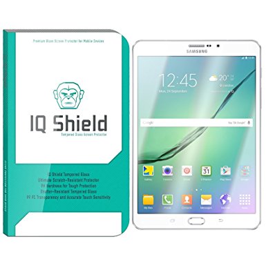 Samsung Galaxy Tab S2 9.7 Screen Protector, IQ Shield® Tempered Ballistic Glass Screen Protector for Samsung Galaxy Tab S2 9.7 99.9% Transparent HD and Anti-Bubble Shield - with Lifetime Warranty