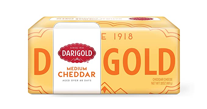 Darigold Medium Cheddar Cheese Loaf, 2 Lb