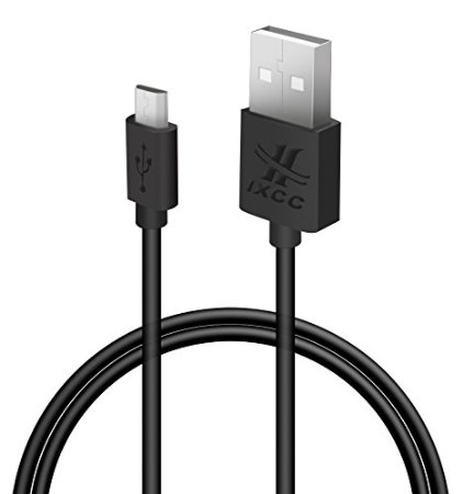 iXCC Element Series 3ft USB2.0- MicroUSB to USB Cable, A Male to Micro B Charge and Sync Cable for Smartphones, mp3 & Cameras