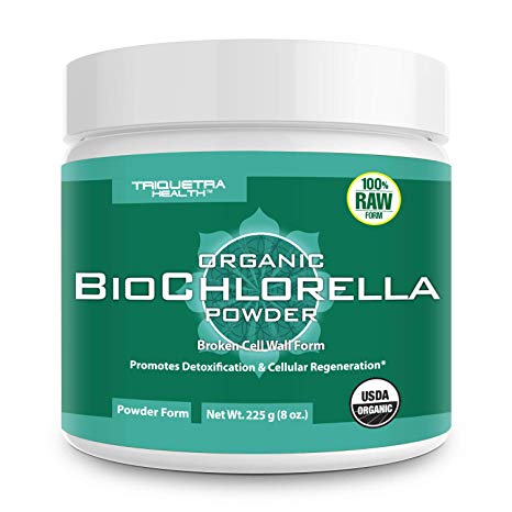 Organic Chlorella Powder - 4 Organic Certifications, Raw Form & Sun Grown | Guaranteed Best Source of Chlorella, Maximum Nutrient & CGF Levels (Chlorella Growth Factor) - 75 Servings
