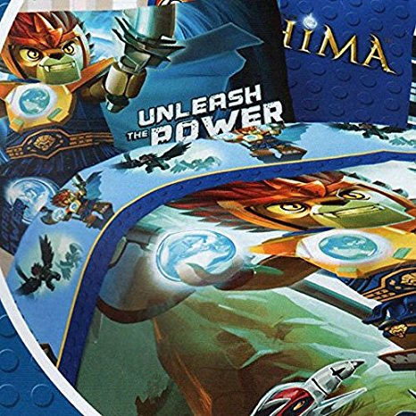 LEGO Legends of Chima 5pc Full Comforter and Sheet Bedding Set Collection