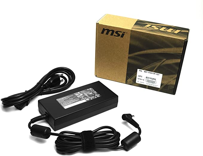 Genuine 230W AC/DC Power Adapter (957-17G11P-101) for MSI GS65/GS75 with RTX2070/RTX2080 Laptops