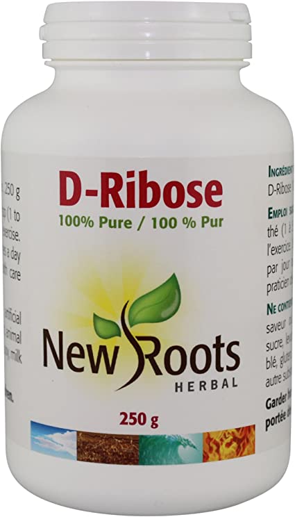 New Roots Herbal - D-Ribose, 250 g - 100% Pure · Energy Metabolism and Production