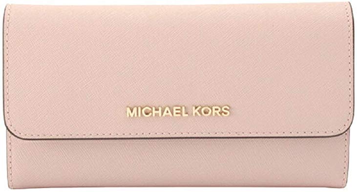 Michael Kors Women's Jet Set Travel Large Trifold Wallet