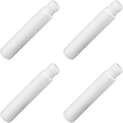 Pentel Twist-Erase Eraser Refill - Lead Pencil Eraser - 3 / Pack - White, 4 Packs