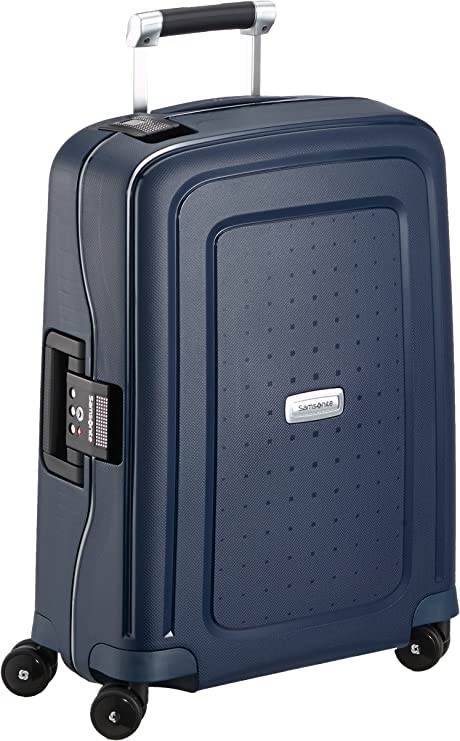 Samsonite Koffer Handgepäckkoffer S'cure Dlx Spinner 55/20, 55 cm, 34 Liter, midnight blue, 50919-1549