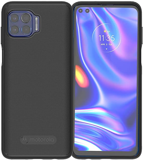 Motorola Essentials Motorola One 5G, One 5G UW Protective Case- Black - Precision fit Shock Absorbing Cases for Enhanced Phone Grip, Style, Drop Protection for Your Device