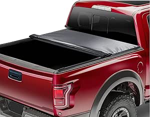 VEVOR Truck Bed Cover, Roll Up Truck Bed Tonneau Cover, Compatible with 2014-2024 Chevy Silverado/GMC Sierra 1500, for 6.6 x 5.2 ft / 6.6 x 5.3 ft Bed, Soft PVC material, Roll Up Tonneau Cover