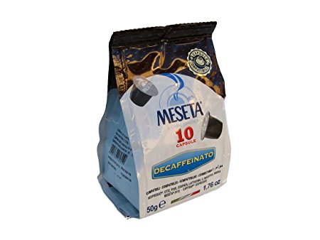 Nespresso 100 Meseta Decaffeinated Capsule Compatible with Nespresso: Citiz, Pixie, Essenza, Lattissima, , Inissia.