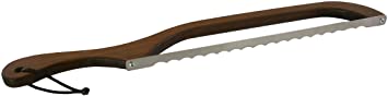 Out of the Woods of Oregon Left-Handed Bread and Bagel Slicer, Walnut