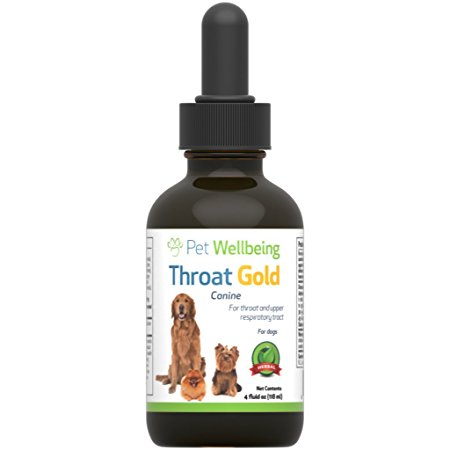 Pet Wellbeing Throat Gold - Cough & Throat Soother 4 oz.