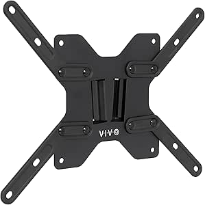 VIVO RV Large TV Mount, Max VESA 400x400, Holds up to 44 lbs, Plastic Polymer Wall Plate for Camping, Food Truck, Movie Night, Black, Mount-VWRV2