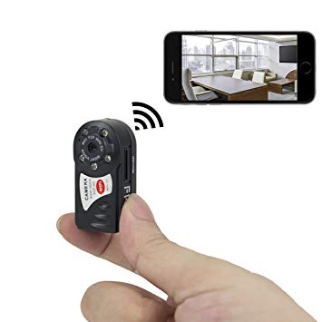 Fredi Motion Activated Mini Hidden Camera 720P HD for Android & iOS Devices