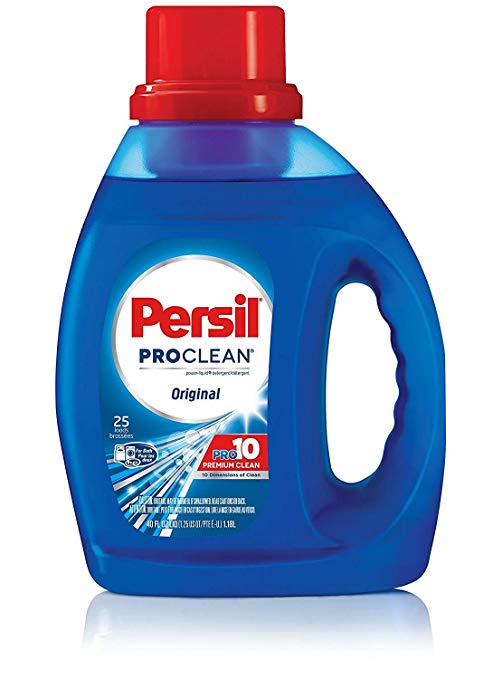 Persil Pro 10 Premium Clean, Original, 1.18 L / 40 Fl. Oz, 25 Loads - 2 Packs