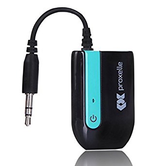 Proxelle Wireless Bluetooth Receiver A2DP Stereo Quality Audio, Instantly Enable Any Device with Bluetooth Streaming, Blue
