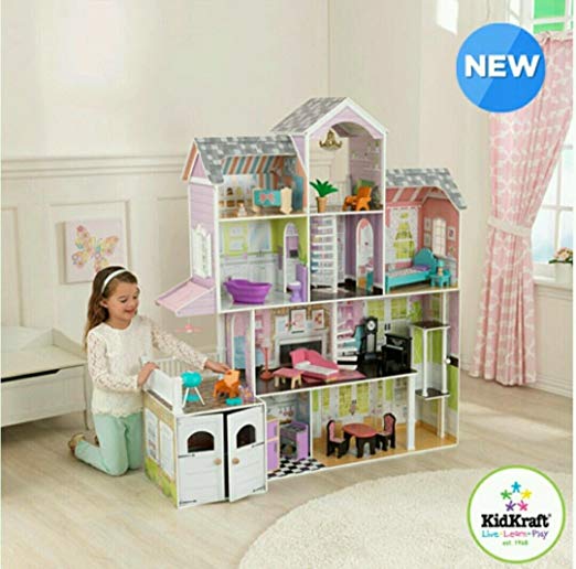 KidKraft Grand Estate Dollhouse   26 Pieces of Furniture