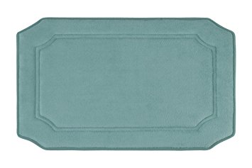 Bounce Comfort Extra Thick Memory Foam Bath Mat - Walden Premium Micro Plush Mat with BounceComfort Technology, 20 x 32 in. Marine Blue