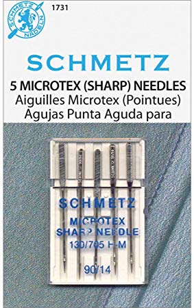 Microtex Sharp Machine NeedlesSize 14/90 5/Pkg