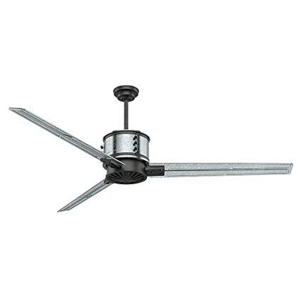 Casablanca 59193 Duluth Indoor Ceiling Fan with Wall Control, Large, Galvanized Steel With Aged Steel Accents
