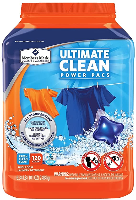 An Item of Member's Mark Ultimate Clean Laundry Detergent Power Pacs (130ct.) - Pack of 1