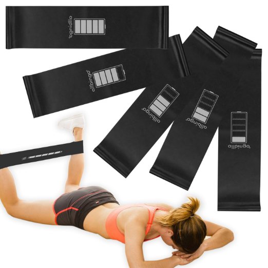 Resistance Loop Bands Set - Extra Wide Extra Long Exercise Bands - Resistance Bands for Legs - Great for Physical Therapy Crossfit Workout - Strength and Fitness Training Bands for Men and Women