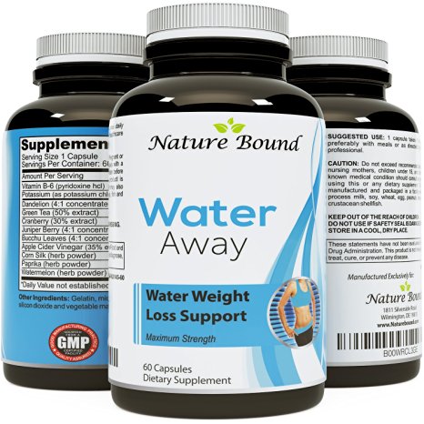 Water Pills for Bloating - Premium Weight Loss Supplement for Women and Men - Reduce Water Retention - Antioxidant Green Tea and Vitamin B6 Boost Metabolism and Energy - Maximum Strength Fat Burner