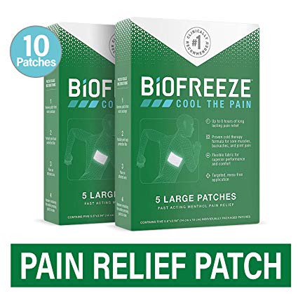 Biofreeze Pain Relief Patch, Large, 10 Patches