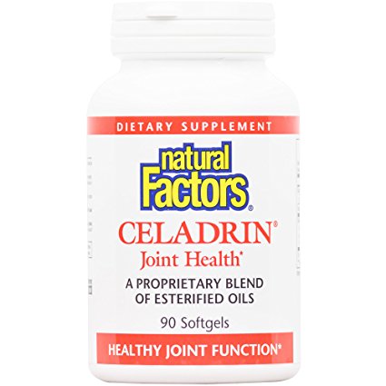 Natural Factors - Celadrin Joint Health 350mg, Supports Healthy Joint Function & Mobility Factors, Non-GMO, 90 Softgels