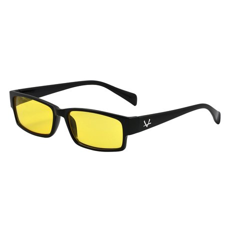 OX Legacy "Elite" Blue Light Blocking Glasses, Yellow Lens, Thin Computer Eyewear