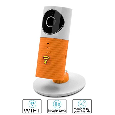 uxcell Authorized UK DOG-1W Clever Dog Smart Video Recording Baby Monotor Home IR Cut Night Vision IP Wireless Surveillance System WIFI Security Camera